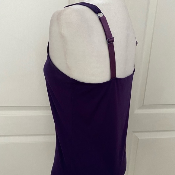 Chico’s Purple Adjustable Tank Top | Size 1 Small | Stretchy Nylon Blend - Picture 6 of 8